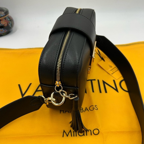 Women's Valentino by Mario Babette bonbon Leather Crossbody bag made in Italy - Picture 4 of 16